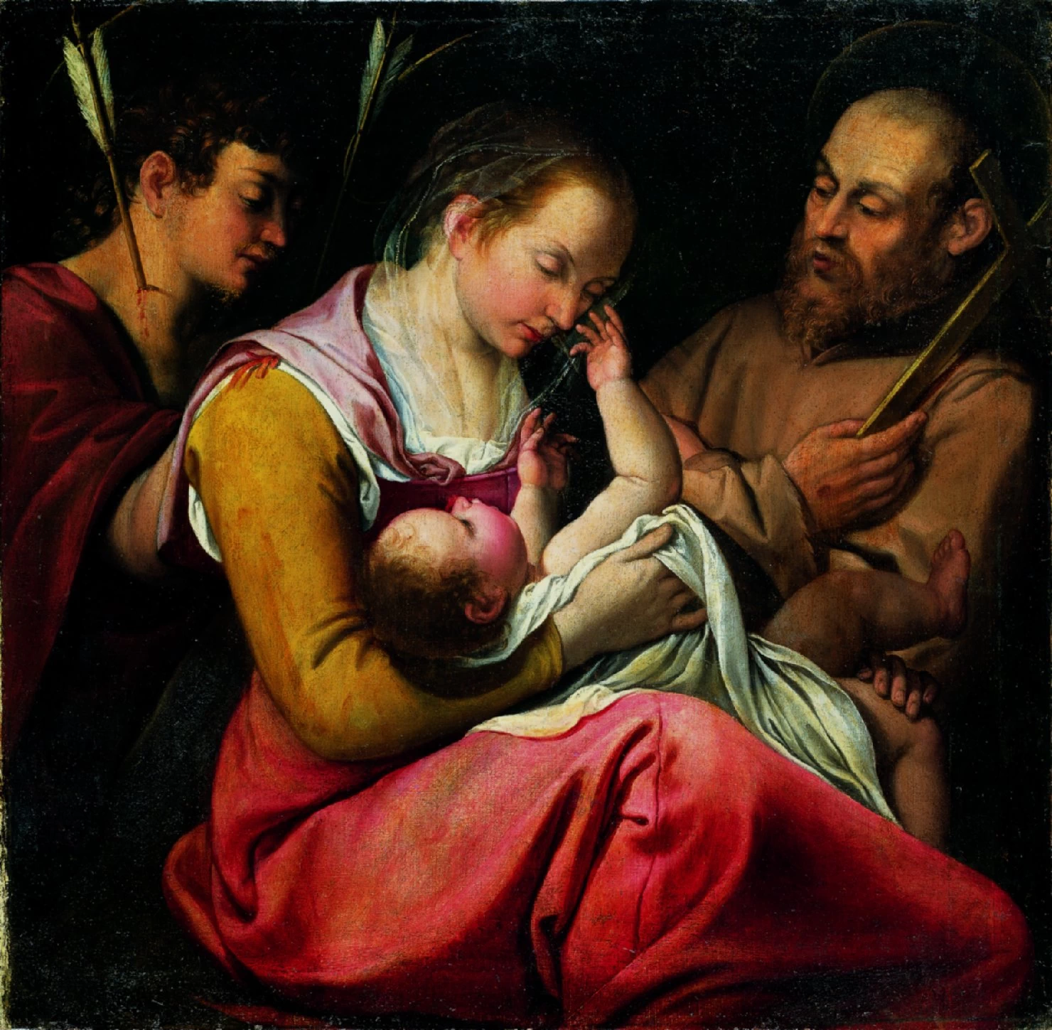 Madonna col Bambino e i ss Sebastiano e Francesco